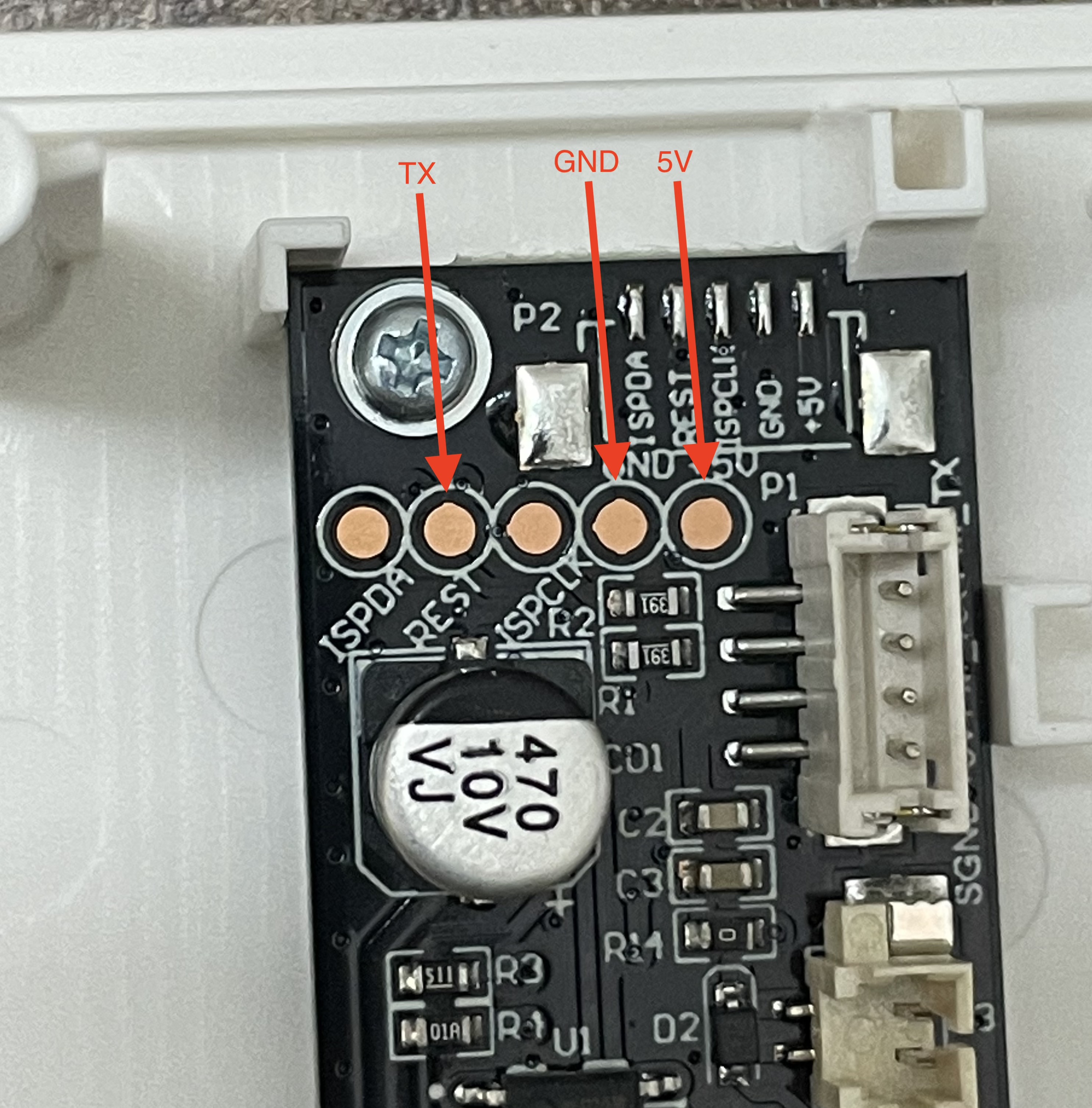 Sensor PCB Pads