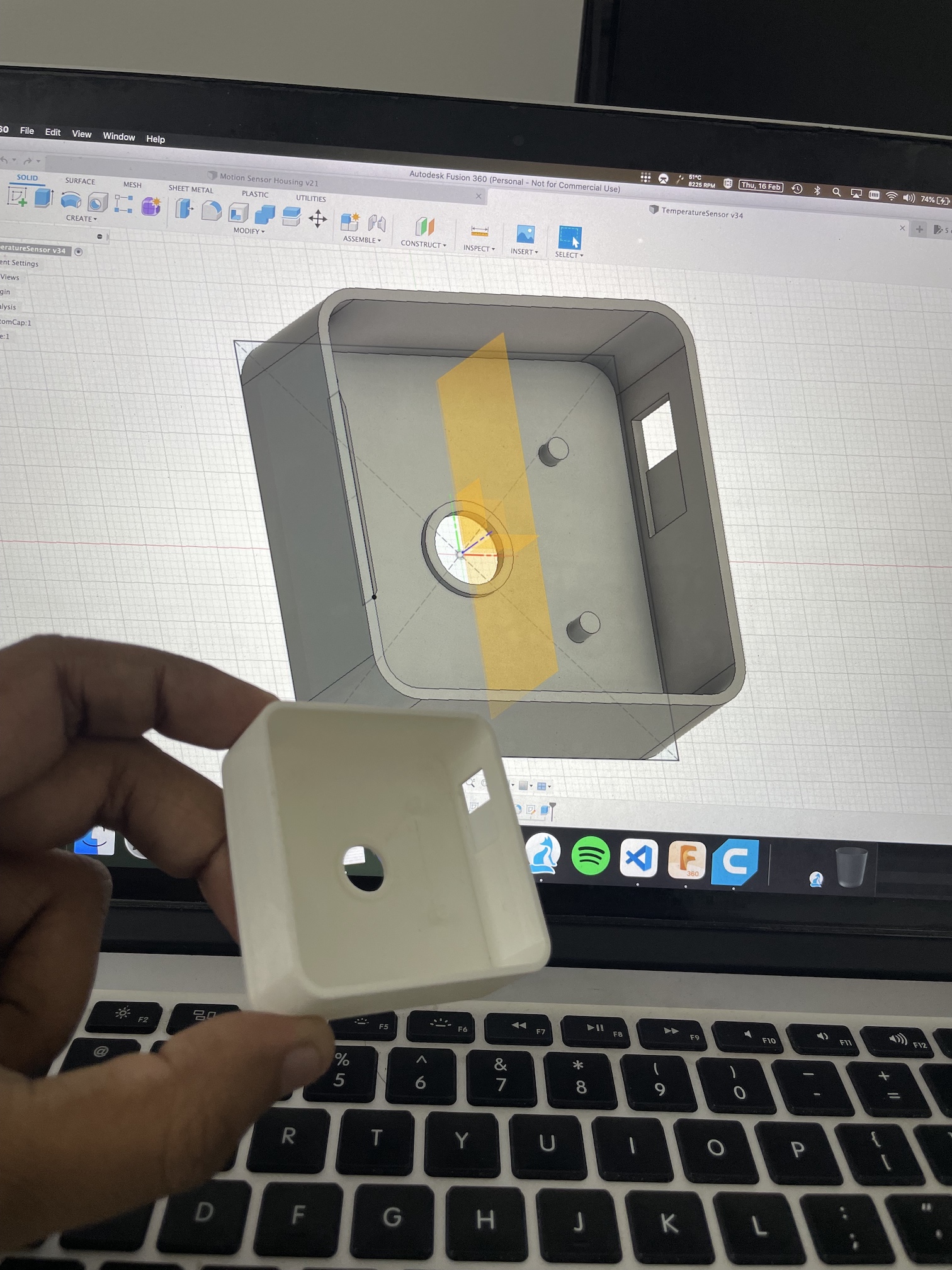 3D printed case